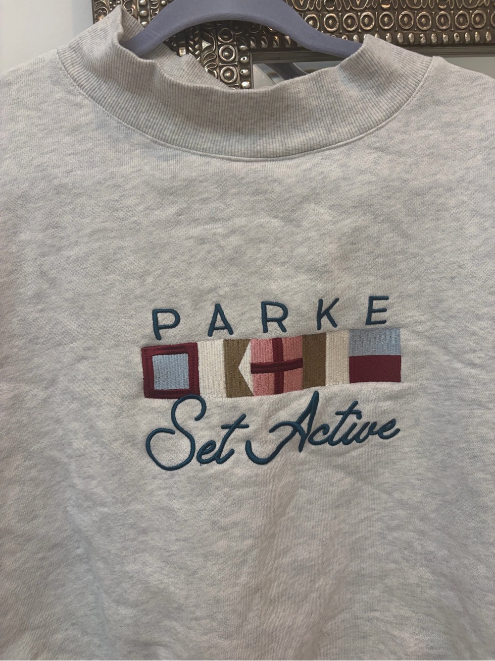Parke X Set Active Flagship Mockneck Sweatshirt - Picture 3 of 5